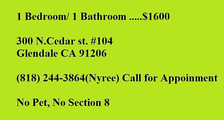 1st image of 300 N Cedar St APT 104