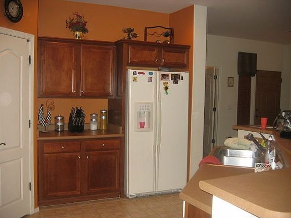 Kitchen with upgraded cabinets