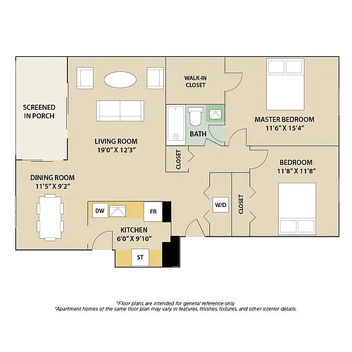 Floor plan Mezza Luna
