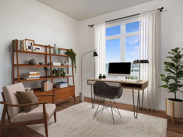2BR, 1BA - 849+SF - Bedroom 2/Office