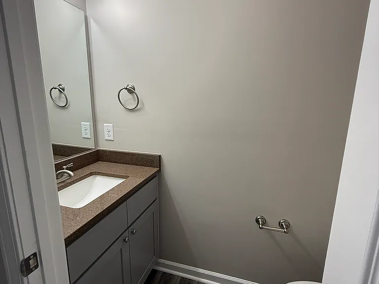 Downstairs half bath