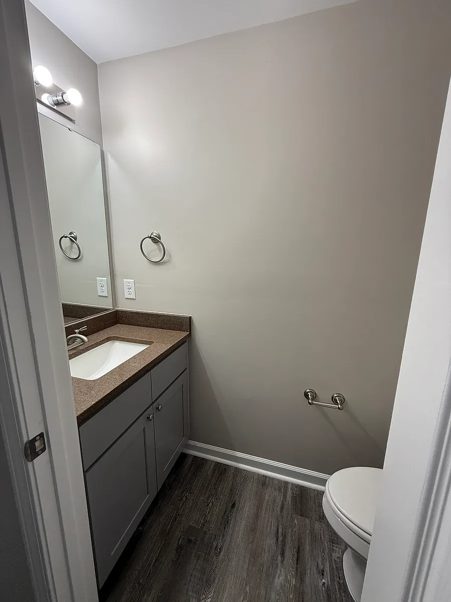Downstairs half bath - 215 N Sellers St