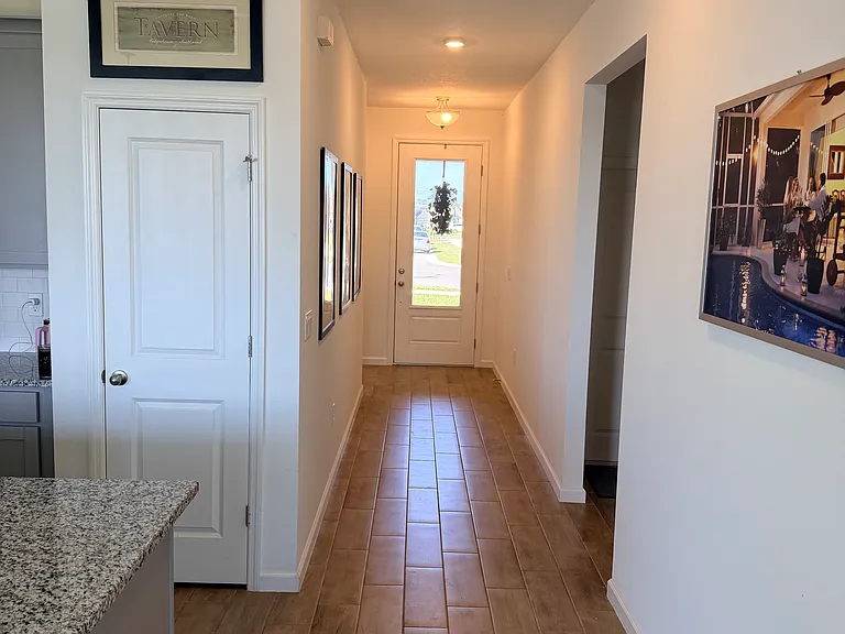 Hall facing front door