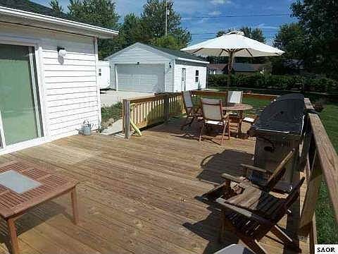 Back Yard Deck Garage
