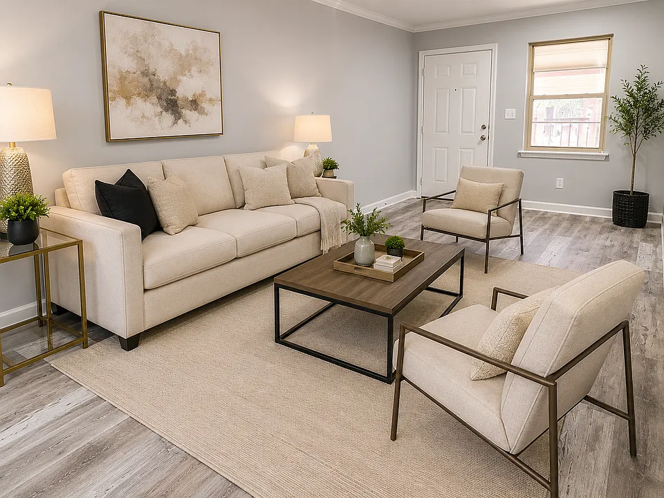 View of the elegantly remodeled family room