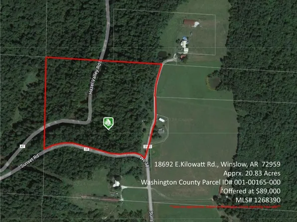 18692 E Kilowatt Rd, Winslow, AR 72959