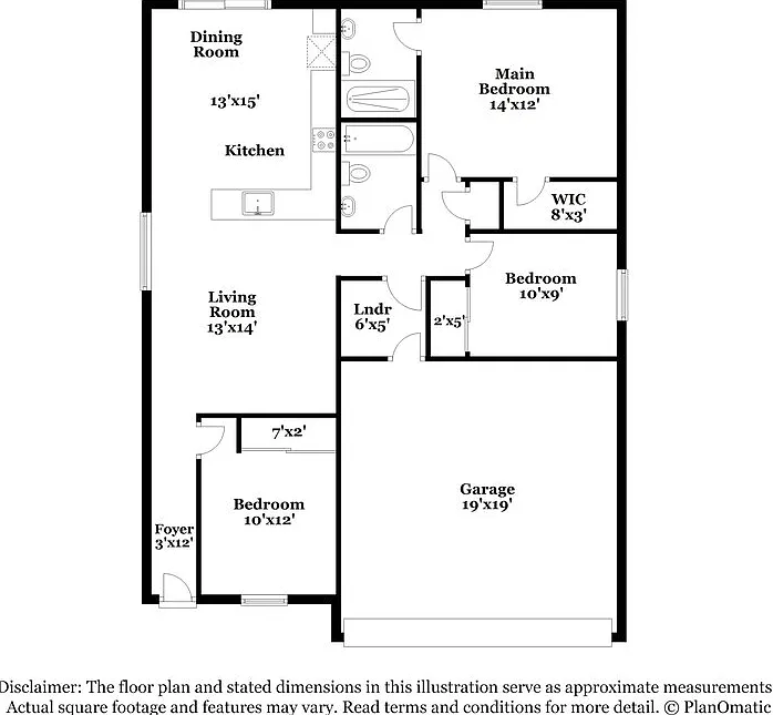 3 bed, 2.0 bath, 1174 sqft, $1,790 — Photo 2