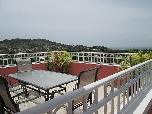 Balcony off DR w/ ocean view