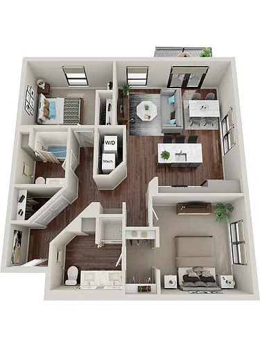 Floor plan B1a
