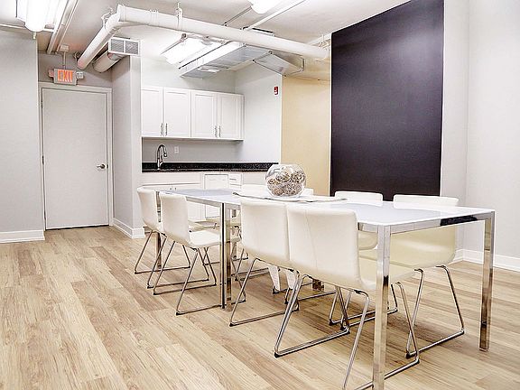 Experience elegance in dining with this modern, open-concept space.