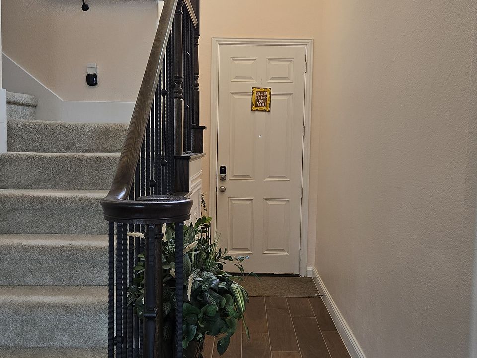High ceiling foyer