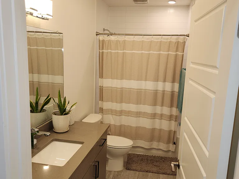 Family living area bathroom