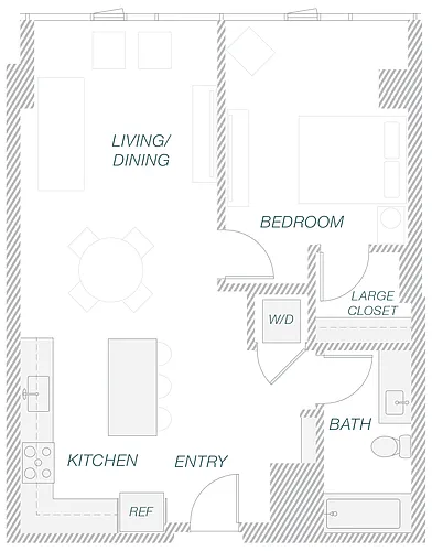 Floor plan 1-7B