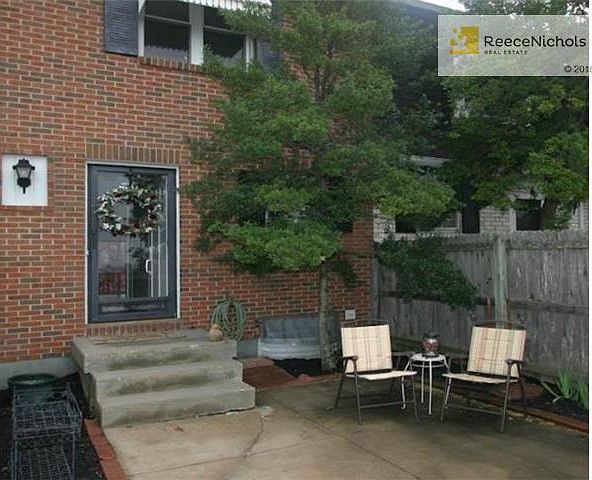 Private Patio with privacy fence.