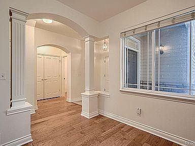 Entry door, living room entry.