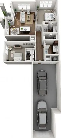 Floor Plan 2A | Seasons at Orchard Hills | Apartments in Oak Creek, WI Floor Plan 2A | Seasons at Orchard Hills | Apartments in Oak Creek, WI