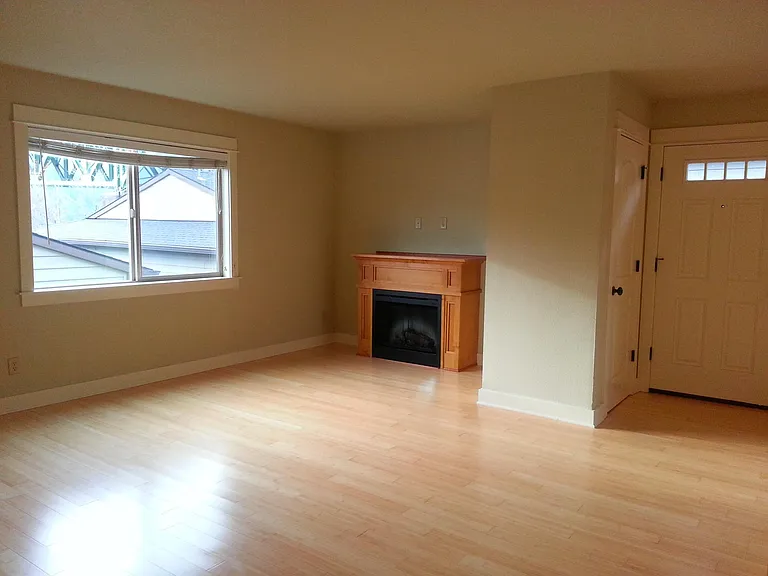 The living room.