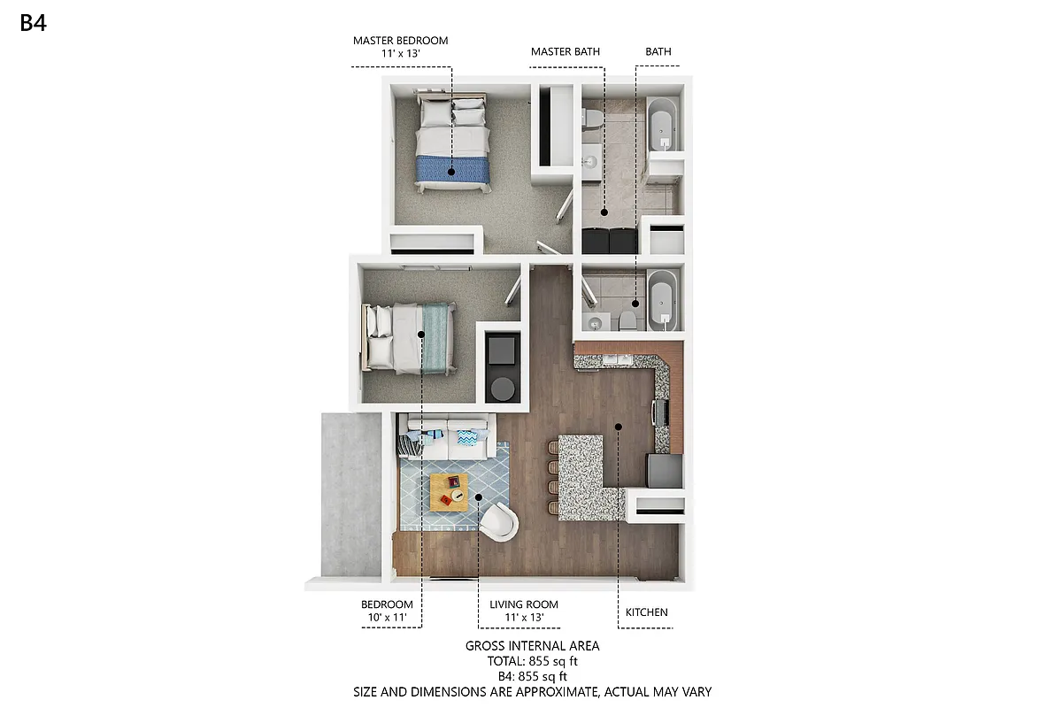 Floor plan B4
