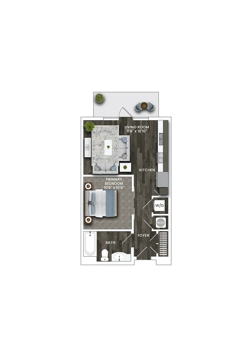 Floor plan A2AM - WDU