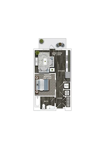 Floor plan A2AM - WDU