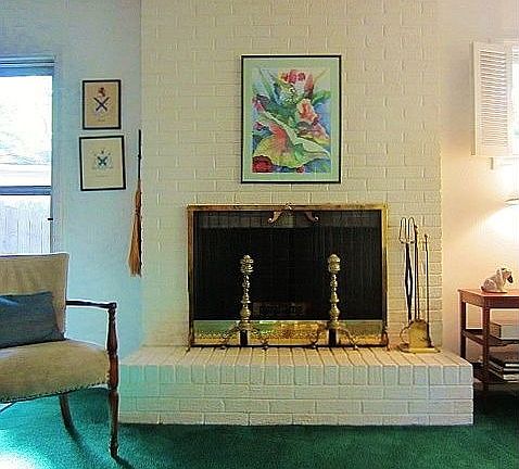 wood burning fire place