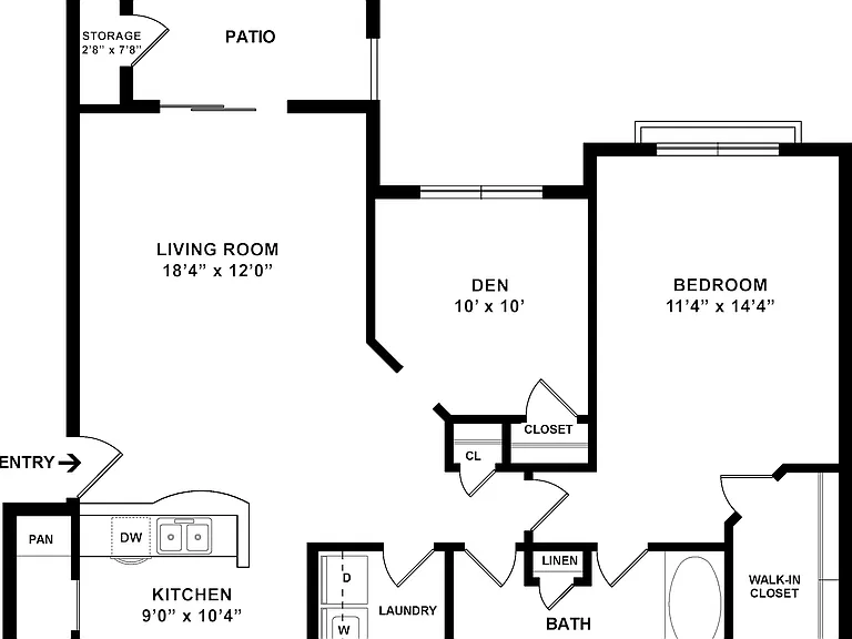 A4D Floor Plan W Dimensions A4D Floor Plan W Dimensions