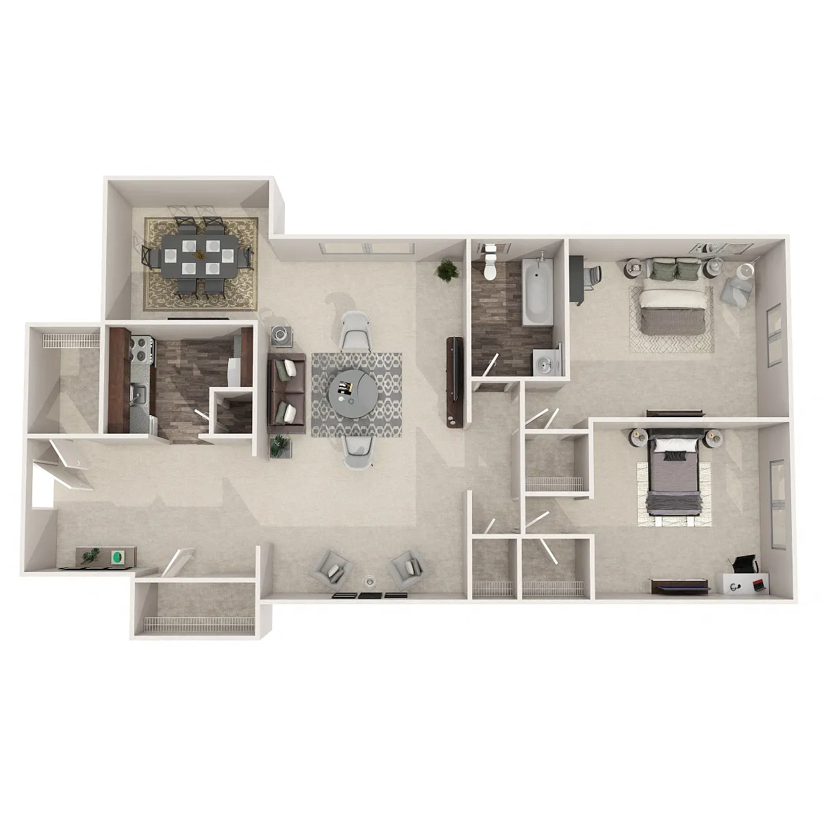 Floor plan 2 Bedroom