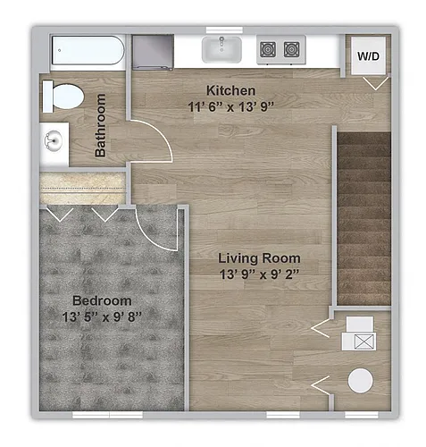 Floor plan Garden Style - Second Floor