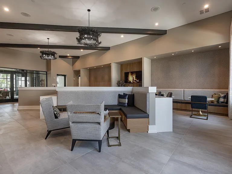 Expansive Clubhouse Lounge Area