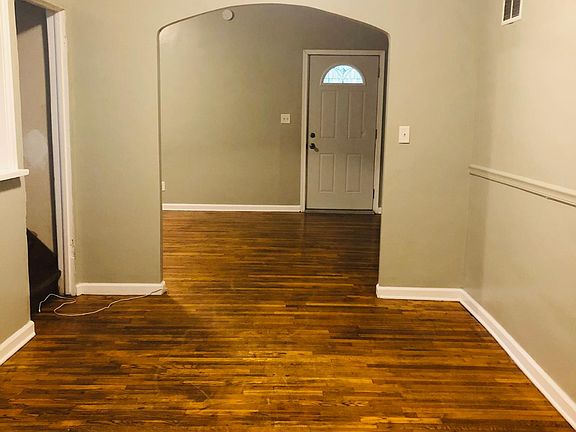 Dining room and opening to living room.