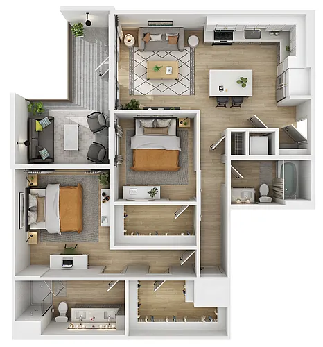 Floor plan B3