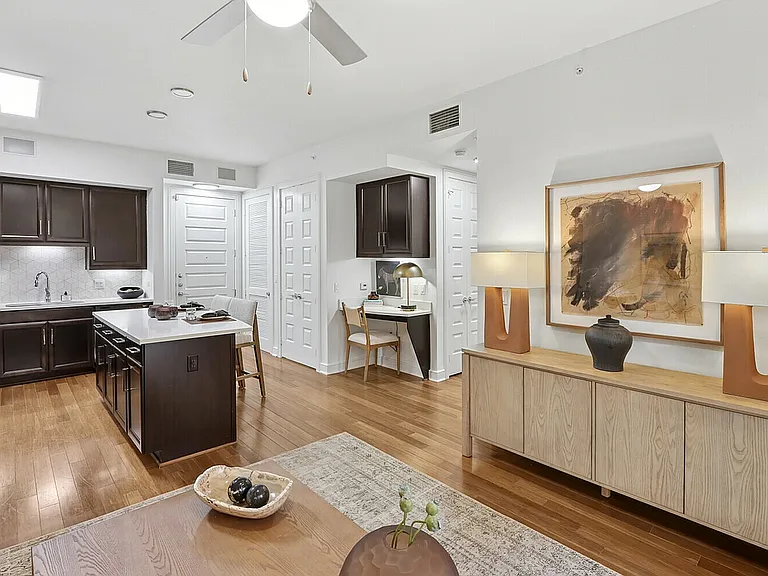 Spacious Living Area with Open Kitchen