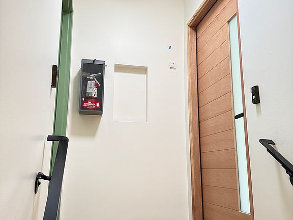 Front door, solatube skylight