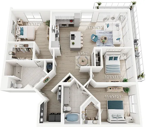 Floor plan C2
