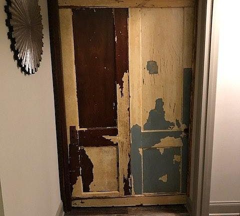 Barn Door leading to Master Suite