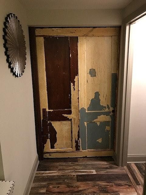 Barn Door leading to Master Suite