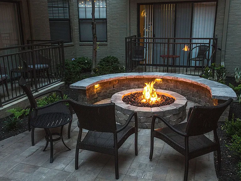 Lounge area with Firepit