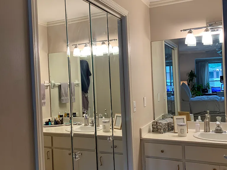 Bathroom connected to bedroom #1