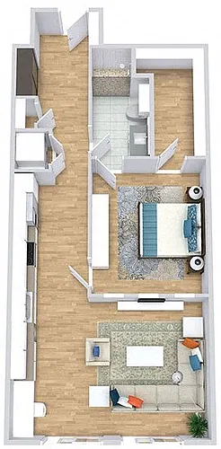 Floor plan Hughes