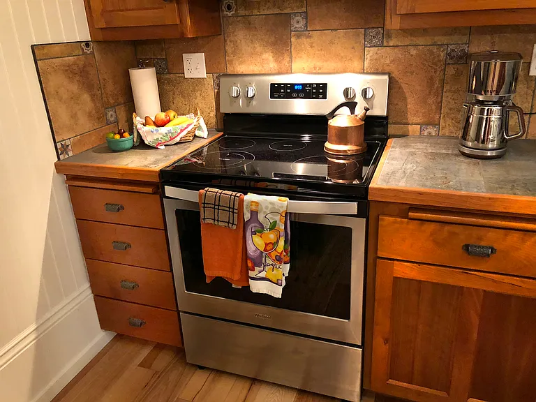 Warm up take-out or your own meals with stylin brand-new stove.