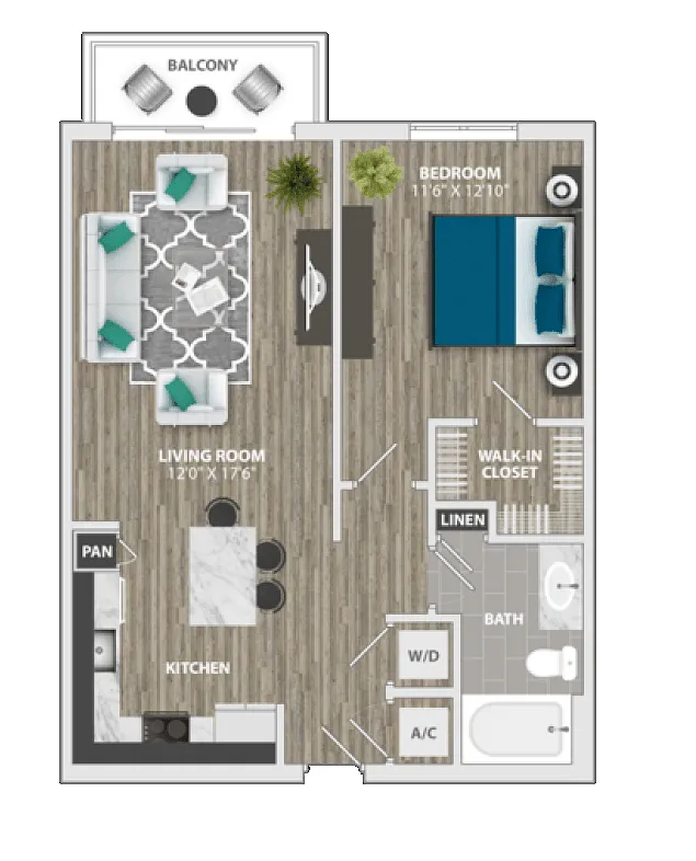 Floor plan Basquiat
