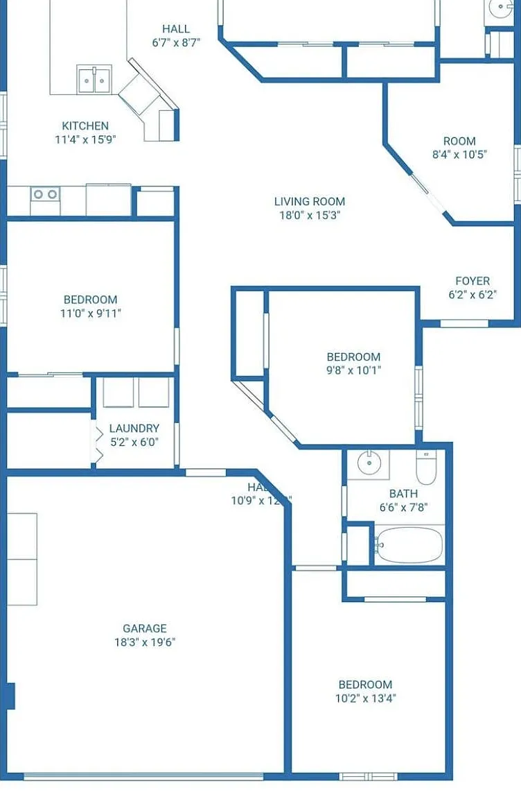 4 bed, 2.0 bath, 1596 sqft, $2,550 — Photo 3