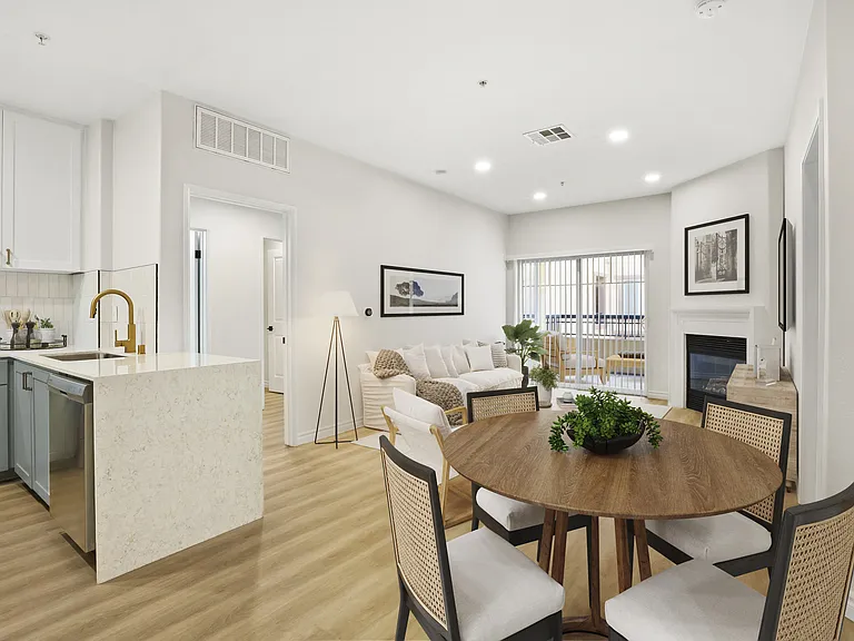 Kitchen and Living Area