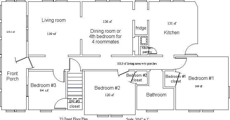 House apartment floor plan