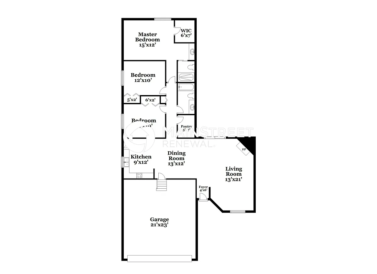 Floor Plan - 107 Quail Ridge Ct
