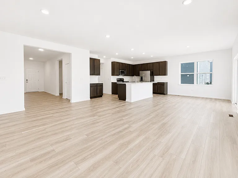Living room, Dining area, Kitchen