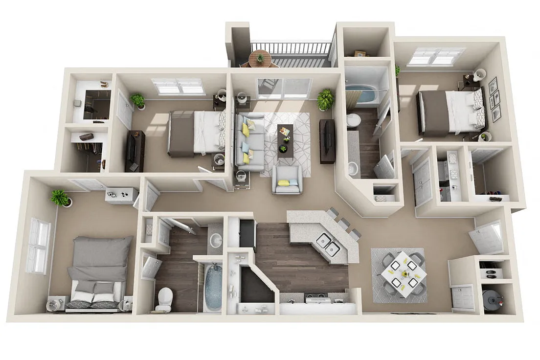 Floor plan C- The Clinton