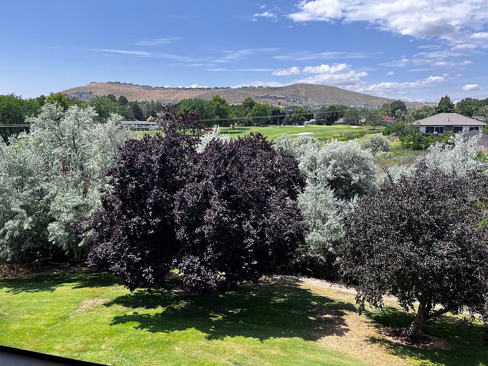 View to the West off the balcony. Little Badger Mountain and Meadow Springs C.C., Hole #2