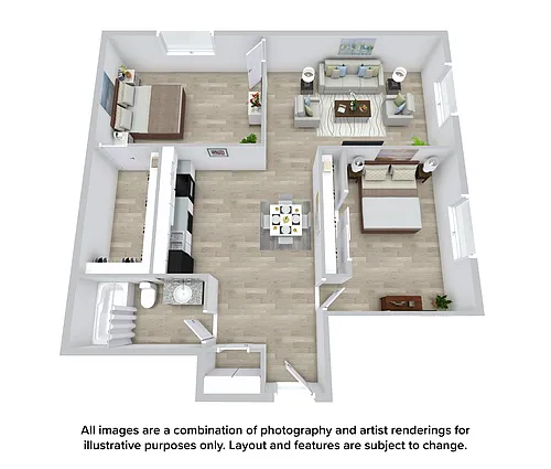 Floor plan 2X1-750