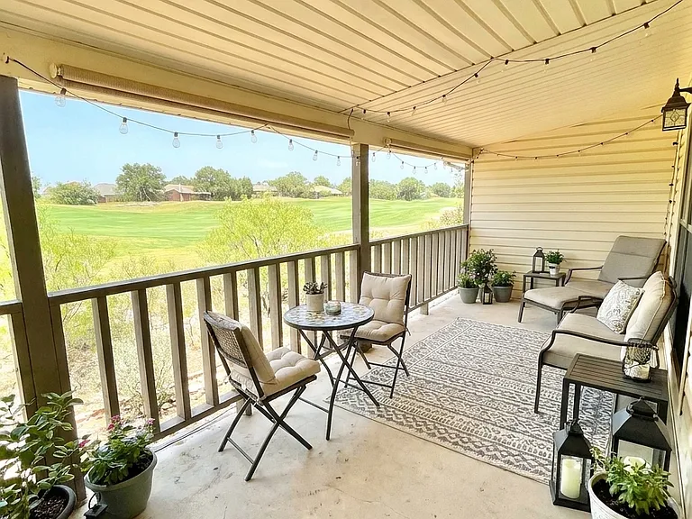 Upper Balcony (Furniture for visualization only).